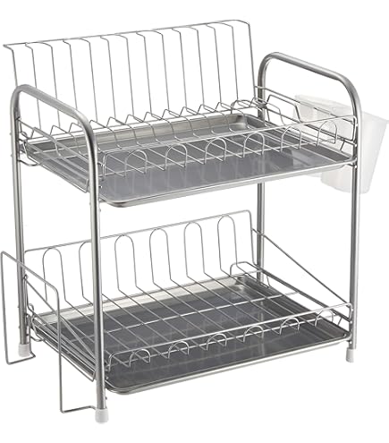 【新品】OGORI 3段ディッシュラック ステンレススチール （一点限り） Amazon | OGORI 食器乾燥ラック 3段ディッシュラック ステンレス