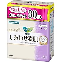 Amazon | エリス 素肌のきもち ルナフィット 昼夜兼用 羽つき 32.5cm
