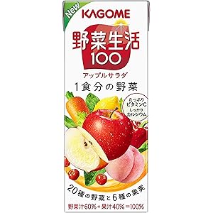 カゴメ 野菜生活100 アップルサラダ 200ml ×24本