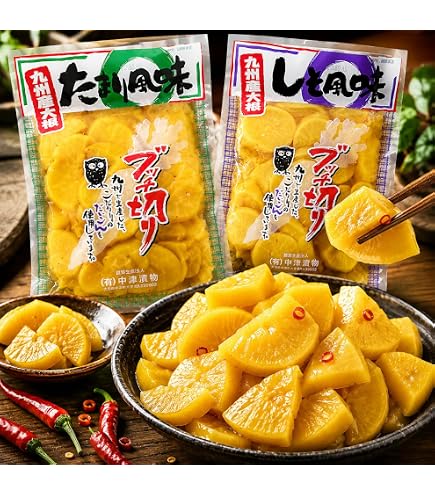Amazon.co.jp: Japanese Sliced Takuan, Kirikko Shiso Flavor, 2.1 oz