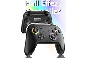 COWBOX Switch2 コントローラー 【HD-6800 ホールスティック＋App+FPS版】 対応機種【switch1/2(全機種)、iphone/ipad/Android、PC】機能【三代目0デッドゾーンホール(電磁)スティック、FPSモー