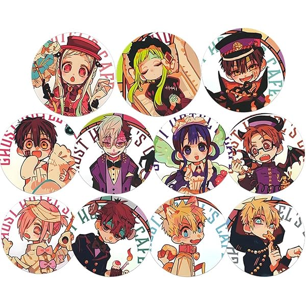 Amazon.co.jp: 地縛少年花子くん 缶バッジセット 八尋寧々 花子くん 源