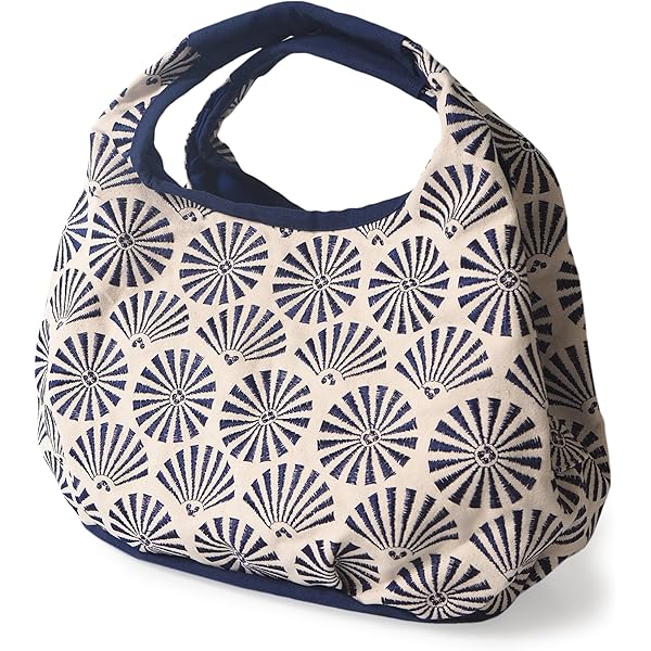 Amazon.co.jp: KUROCHIKU Mini Round Bag (Suzuran/Navy Blue