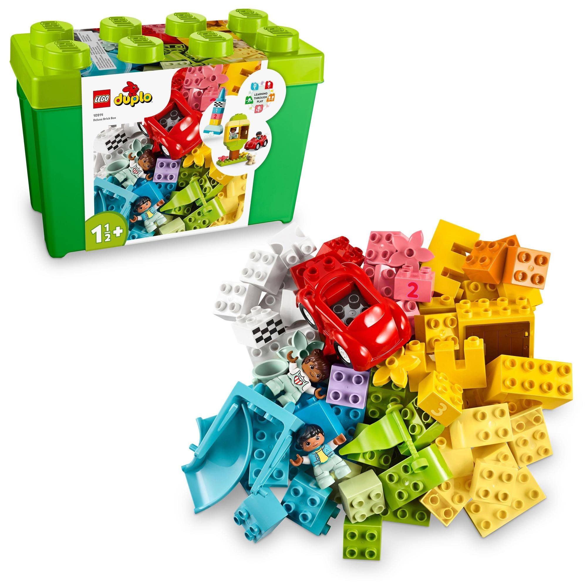 レゴ(LEGO) デュプロ デュプロのコンテナ スーパーデラックス 10914 おもちゃ 男の子 女の子 | 玩具 誕生日 プレゼント ブロック 知育 1歳半 2歳 3歳 幼児 ごっこ遊び おままごと 子供 85ピース