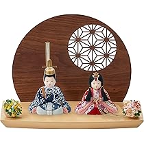 木目込　お雛様 　素飾りコンパクトサイズ毛せん付 ○可愛い○木目込のお雛様 素飾りコンパクトサイズ毛せん付