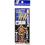 メジャークラフト ジグパラショアジギサビキ 金タイプ JP-SABIKI/gold