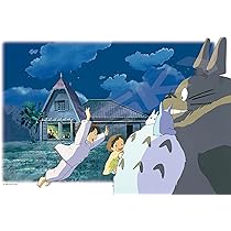Amazon | ジグソーパズル となりのトトロ トトロに飛びつけ 300ピース