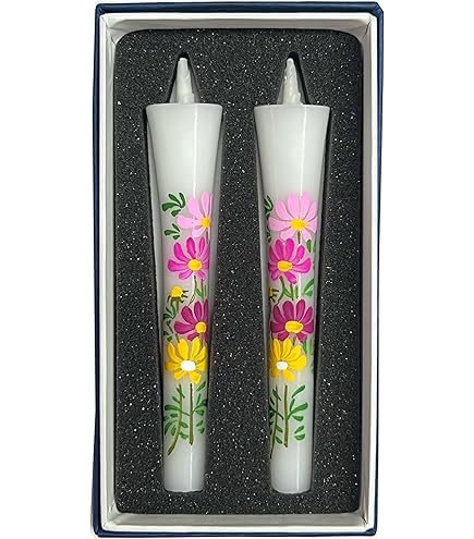 Amazon｜喪中見舞い 手描き 花ろうそく 3号 桜 和ろうそく 絵ろうそく