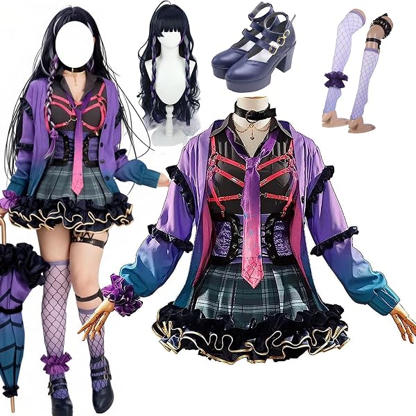 Amazon.co.jp: [SYJGKDHT] コスプレ道具 アニメグッズ 狂蘭 メロコ風
