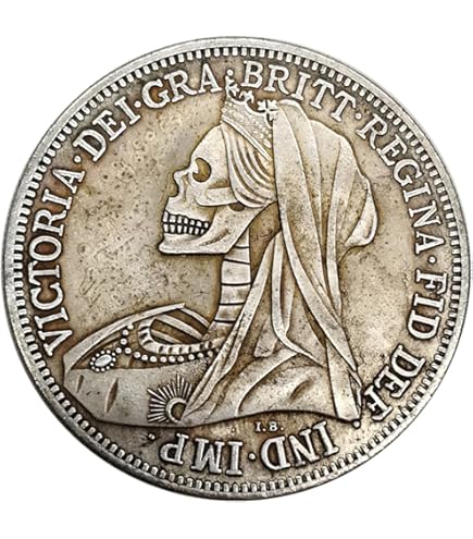 Amazon.co.jp: イギリス銀貨 貿易銀 1Dollar レプリカ 1900年 : ホビー