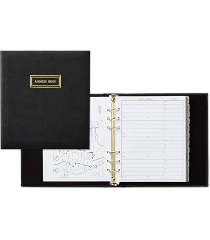 Address Book With Alphabetical Tabs, Hardcover Address 7 thumbnail image