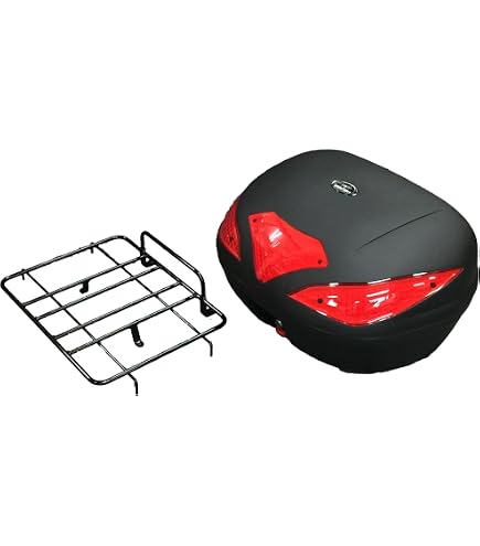 Amazon | ジャイロXリアキャリア&ボックスセット48Laca-1 48L | トップ