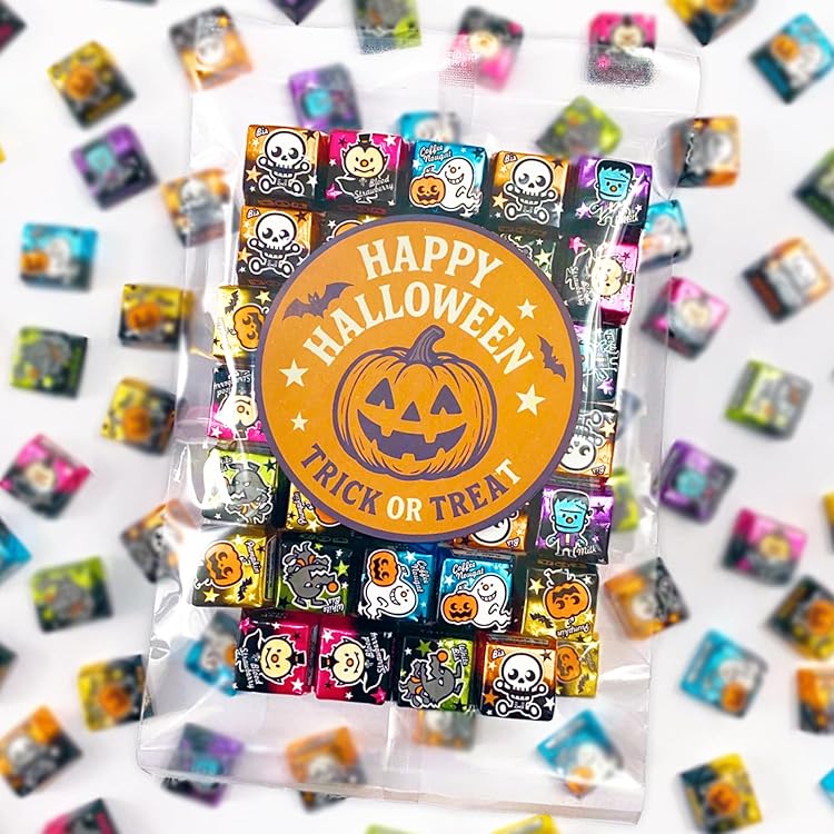 Amazon.co.jp: ベルメーレン カラメルビスケット ハロウィン50P : 食品