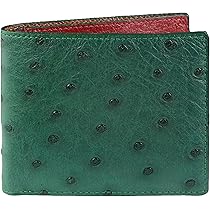 Amazon | [vinacreations] 緑 無双財布 オーストリッチ革財布