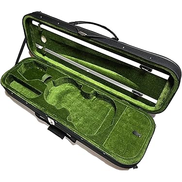 高品質 バイオリン フルサイズ 緑色ケース付き Amazon.co.jp 売れ筋ランキング: バイオリンケース の中で最も人気の