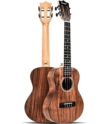 EKO Ukelele Tenor Acústico De Caoba | Serie DUO | Incluye Funda, Afinador Y Cuerdas De Repuesto | Sonido Relajante