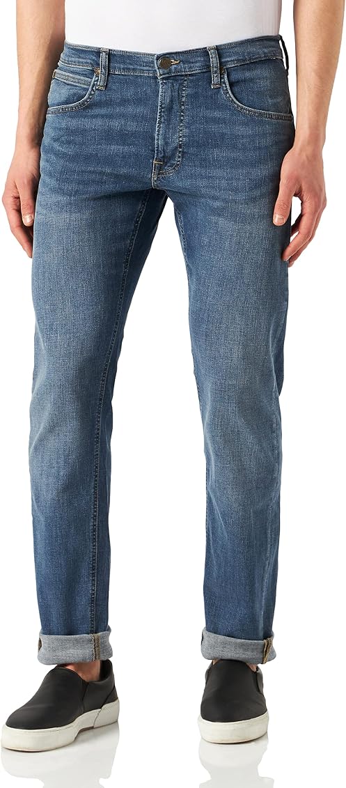 Lee Men's Daren Zip Fly Jeans, Dk 