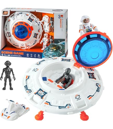 Amazon.co.jp: Wbzle 宇宙船おもちゃ 子供用 ロケットおもちゃセット