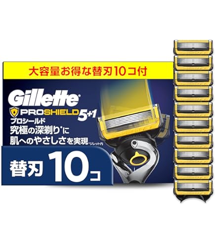 Amazon.co.jp: Gillette ジレット プロシールド 替刃8コ入 : ビューティー