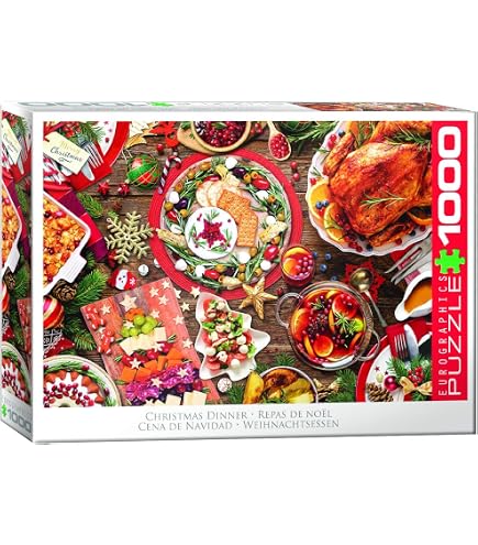 Pies Table 1000 Piece Jigsaw Puzzle – Colorful Baked Pies Image