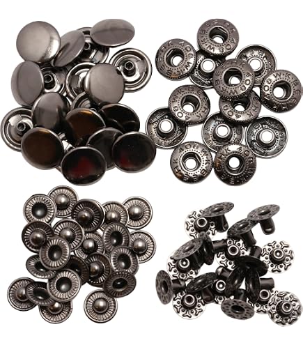 Amazon.co.jp: バネホック 8050 足長 頭15mm×8mm 足13mm×13mm