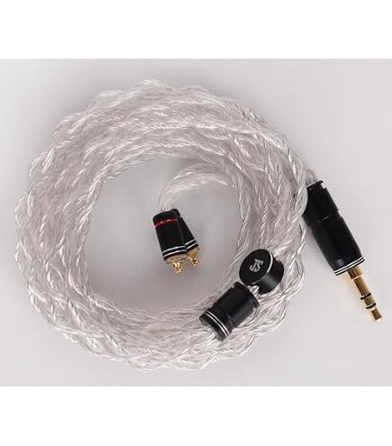 Amazon | 【JSHiFi-Soul】リケーブル 金メッキ＆銀メッキ＆無酸素銅