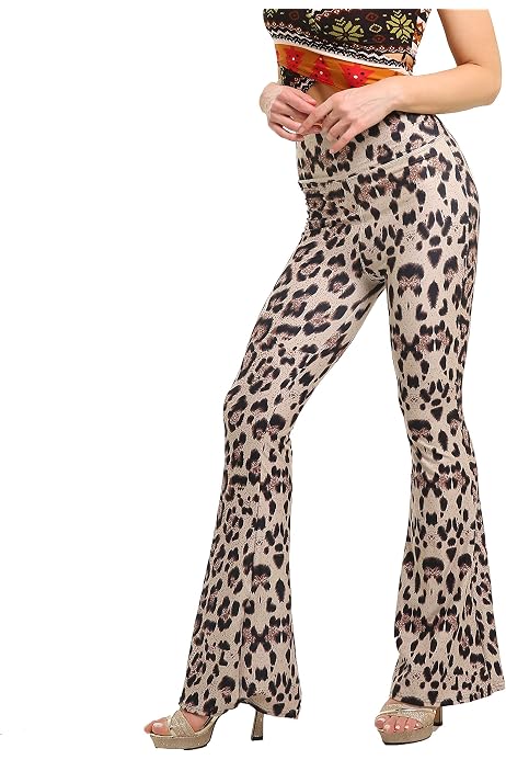 High Waist Bell Bottom Flare Pants 