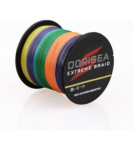Dorisea Extreme Braid 100m~2000m Pe Black&Green Spot Line Braided Fishing Line - Foto 10