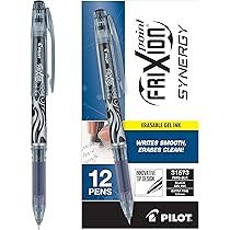 Amazon | Pilot 31573 FriXion Point Erasable Gel Pen, Needle, 0.5mm