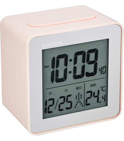 Amazon.co.jp: リズム(RHYTHM) 置き時計 電波時計 目覚まし時計