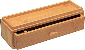 萬洋 竹製箸箱カスタートレー付 23-004