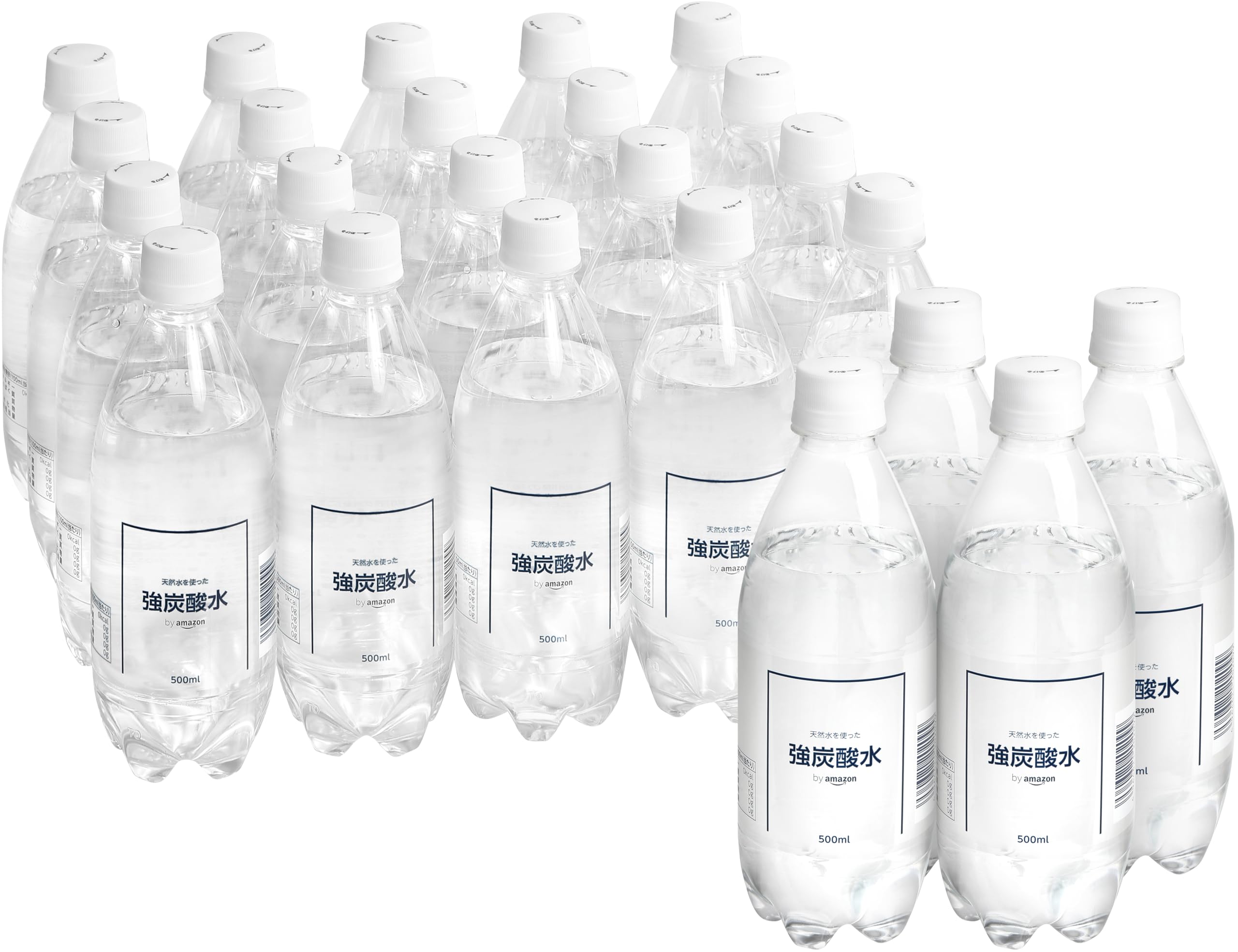 【40%OFF】【964円（定期便916円）】 by Amazon スパークリング強炭酸水 プレーン 500ml×24本