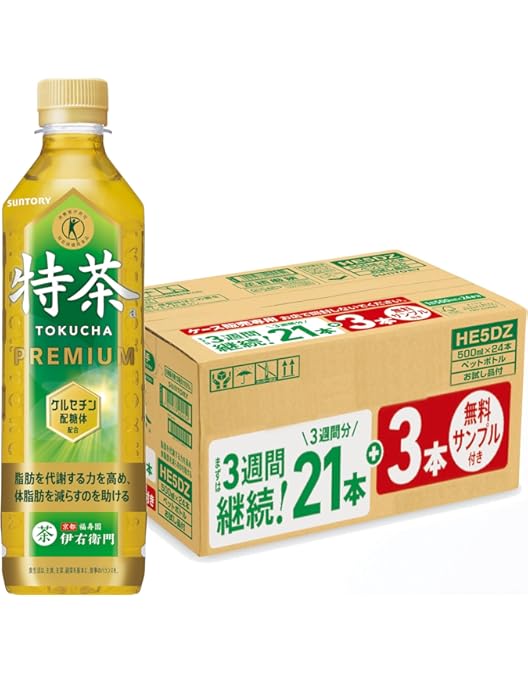 Amazon.co.jp: [トクホ]サントリー 伊右衛門 特茶 お茶 500ml×48本