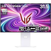Amazon.co.jp: LG ゲーミングモニター UltraGear OLED 32GS95UV-W 31.5