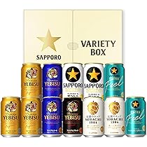 Amazon.co.jp: 【母の日】サッポロ バラエティギフト 6種12本 飲み比べ
