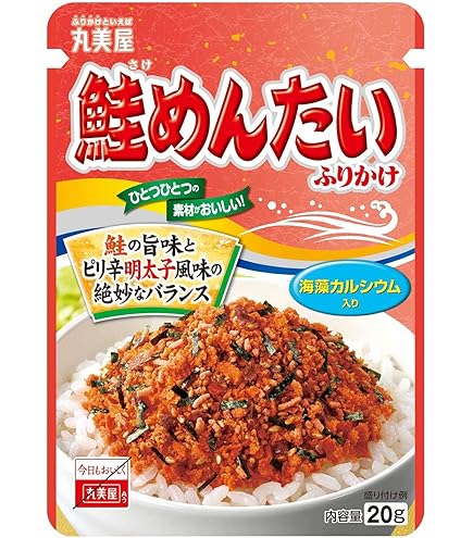 Amazon.co.jp: 丸美屋 のっけるふりかけ 鮭明太 100g×6個 : 食品・飲料