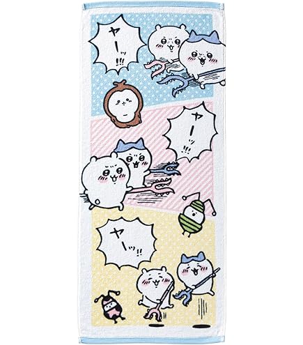 Amazon｜ちいかわ(Chiikawa) ポップスター スリムバスタオル