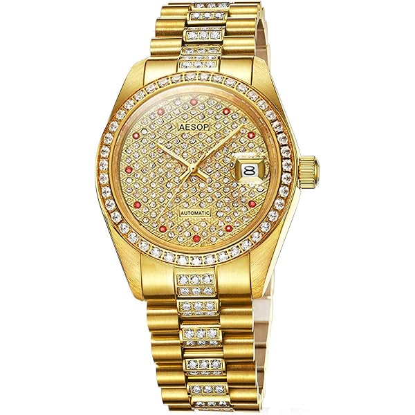 大好評！ラグジュアリー腕時計 CZダイヤ Amazon.co.jp: [Kronic] ジュエリーウォッチ ジュエリー時計