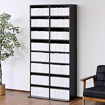 Amazon｜山善(YAMAZEN) 本棚 大容量 ラック 幅90.5×奥行39×高さ184cm
