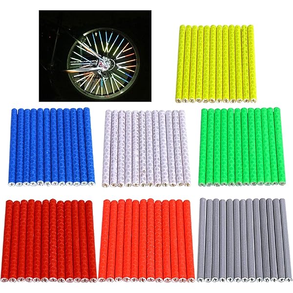 96PCS Bike Spoke Skins Wraps Bike 