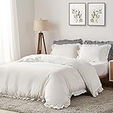 【Amazon限定ブランド】Hansleep 布団カバー 3点セット シングル 寝具カバーセット 洋式・和式兼用 掛け布団カバー ボックスシーツ 枕カバー フリル付き 優しい 肌触り 可愛い ベッド用 布団用 洗い替え速乾タイプ ピーチスキン加工 お