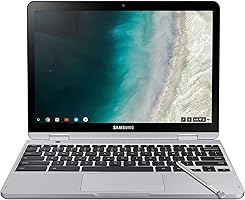 Samsung Chromebook Plus, 2-in-1, 4GB RAM, 32GB eMMC, 13MP Camera, Chrome OS, 12.2", 16:10 Aspect Ratio, Light Titan (XE520QAB-K01US)