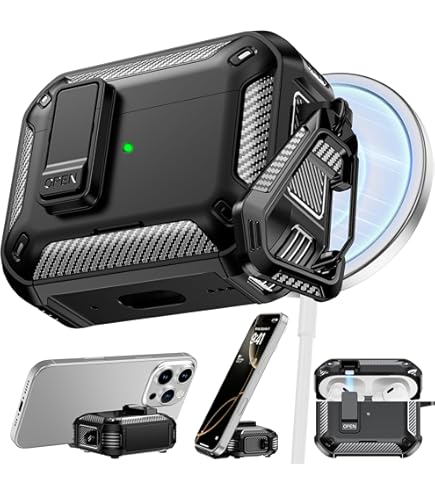 Amazon | RFUNGUANGO AirPodsケース 2024最新多機能イヤホンケース