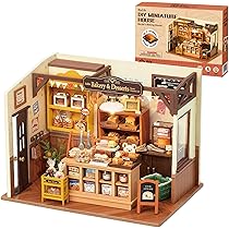 Amazon | RoWood DIY ミニチュア ドールハウスキット 家具付き 1