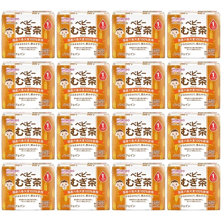 むぎちゃさま 専用 Amazon.co.jp: ベビーのじかん むぎ茶 125ml×48本 [1か月頃から