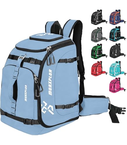 Amazon.co.jp: SEMSTY スキーブーツバッグ 55L 防水スキー