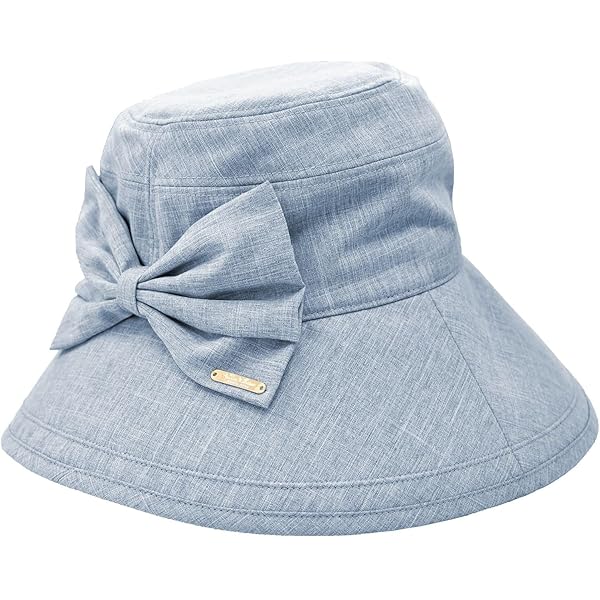 Amazon | [芦屋ロサブラン] 100%遮光帽子 シャンブレーギャザー