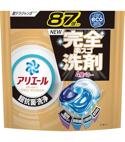 Amazon | 【P&G】アリエール ジェルボール 4D プロクリーン つめかえ用