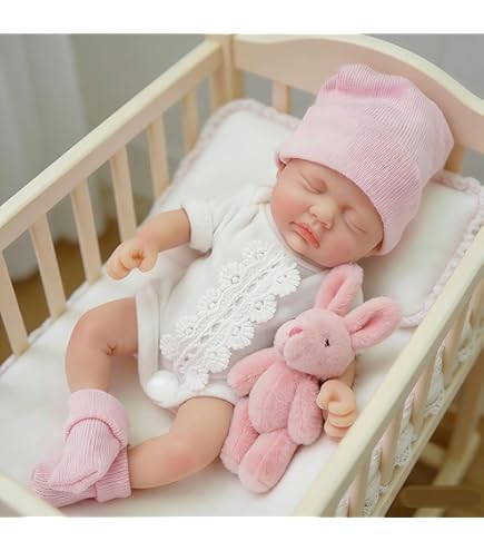 Amazon | MYREBABY 7インチ マイクロ未熟児フルボディシリコンベビー