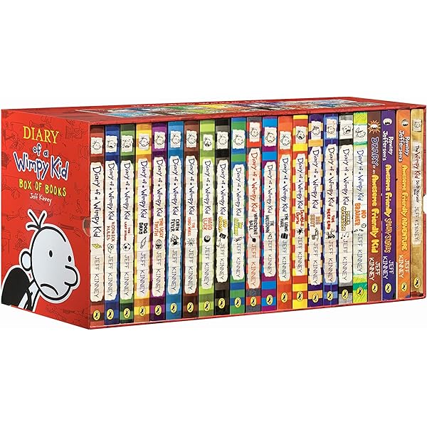 Amazon.co.jp: A Library of Diary of a Wimpy Kid 1-21 Books